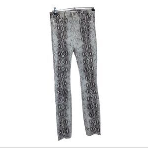 Zara Snake Print Skinny Jeans‎
